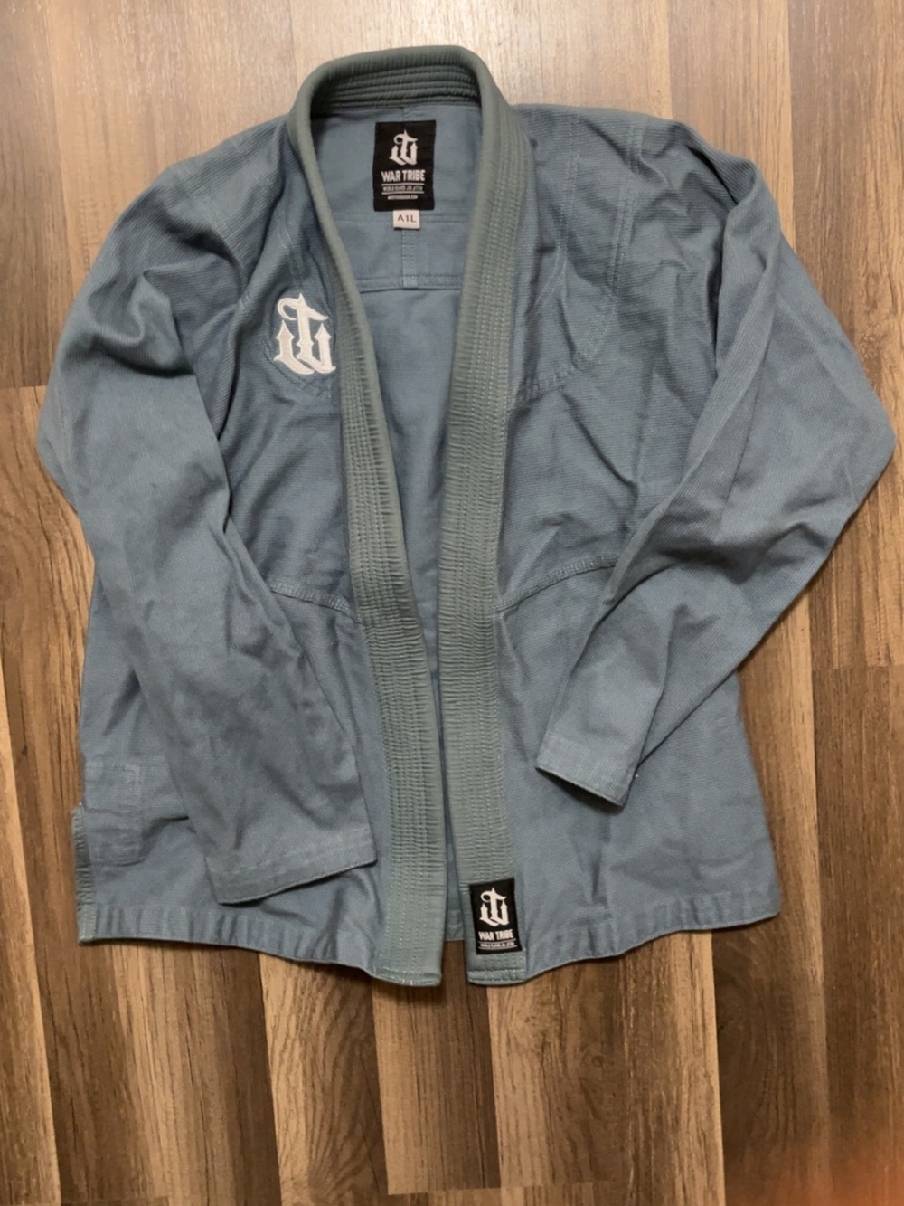 WAR TRIBE BJJ Gi Jacket Top Men’s A1 L Blue